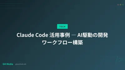 Claude Code 活用事例 ― AI駆動の開発ワークフロー構築