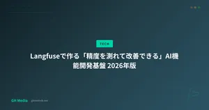 Langfuseで作る「精度を測れて改善できる」AI機能開発基盤 2026年版