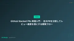 GitHub Stacked PRs 実践入門 ― 巨大PRを分割してレビュー速度を倍にする開発フロー