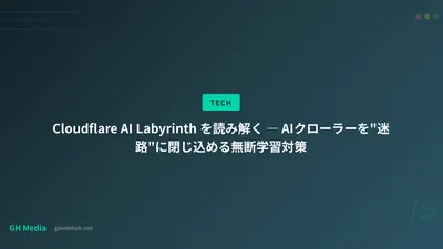 Cloudflare AI Labyrinth を読み解く ― AIクローラーを「迷路」に閉じ込める無断学習対策
