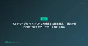 マルチモーダル AI × MCP で再構築する顧客接点 — 受託で組む次世代カスタマーサポート設計 2026