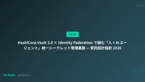HashiCorp Vault 2.0 × Identity Federation で組む「人 + AI エージェント」統一シークレット管理基盤 — 受託設計指針 2026