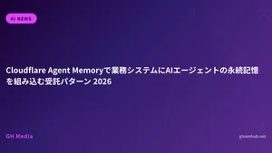 Cloudflare Agent Memoryで業務システムにAIエージェントの永続記憶を組み込む受託パターン 2026