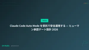 Claude Code Auto Mode を受託で安全運用する — ヒューマン承認ゲート設計 2026
