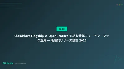 Cloudflare Flagship × OpenFeature で組む受託フィーチャーフラグ運用 — 段階的リリース設計 2026