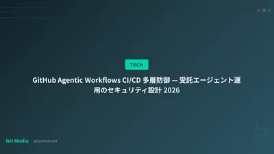 GitHub Agentic Workflows CI/CD 多層防御 — 受託エージェント運用のセキュリティ設計 2026