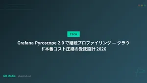 Grafana Pyroscope 2.0 で継続プロファイリング — クラウド本番コスト圧縮の受託設計 2026