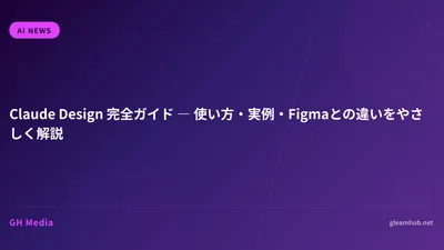 Claude Design 初心者向け完全ガイド ― 使い方・実例・Figmaとの違いをやさしく解説