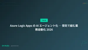 Azure Logic Apps の AI エージェント化 ─ 受託で組む業務自動化 2026