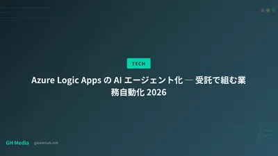 Azure Logic Apps の AI エージェント化 ─ 受託で組む業務自動化 2026