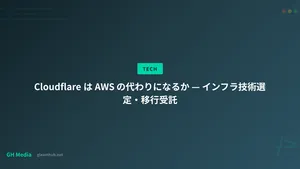 Cloudflare は AWS の代わりになるか — インフラ技術選定・移行受託
