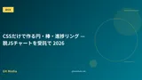 CSSだけで作る円・棒・進捗リング — 脱JSチャートを受託で 2026