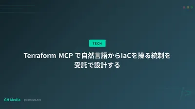 Terraform MCP で自然言語からIaCを操る統制を受託で設計する