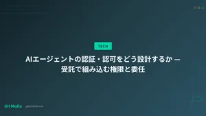 AIエージェントの認証・認可をどう設計するか — 受託で組み込む権限と委任