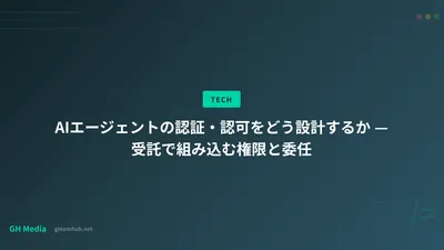 AIエージェントの認証・認可をどう設計するか — 受託で組み込む権限と委任