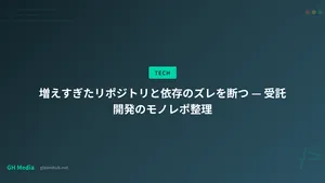 増えすぎたリポジトリと依存のズレを断つ — 受託開発のモノレポ整理