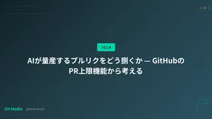 AIが量産するプルリクをどう捌くか — GitHubのPR上限機能から考える