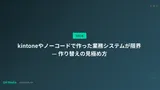 kintoneやノーコードで作った業務システムが限界 — 作り替えの見極め方