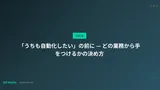「うちも自動化したい」の前に — どの業務から手をつけるかの決め方