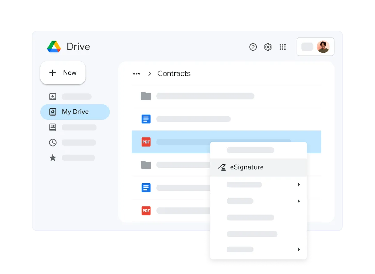 電子署名サイドバーの起動